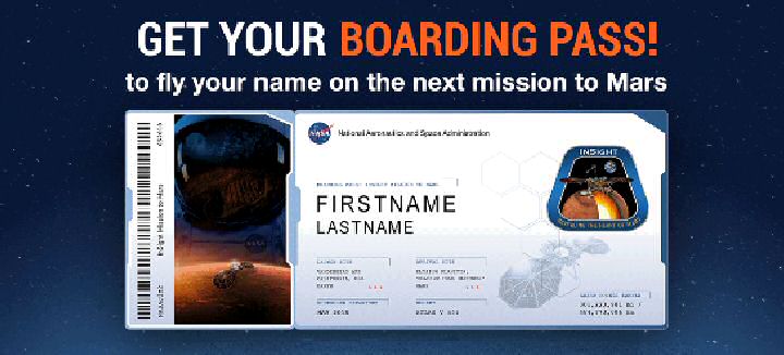 Mars Ticket - NASA/JPL-Caltech