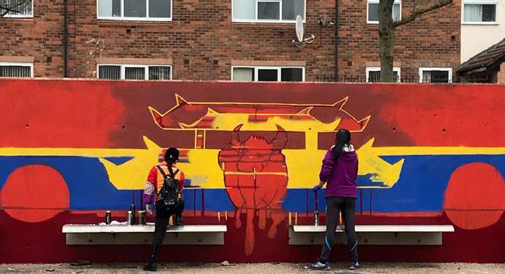 A brand new mural which celebrates Liverpool's Chinese community is taking pride of place in the City Centre.