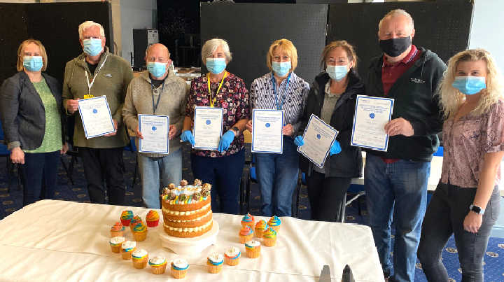 Volunteers at the Sefton COVID-19 vaccination programme.