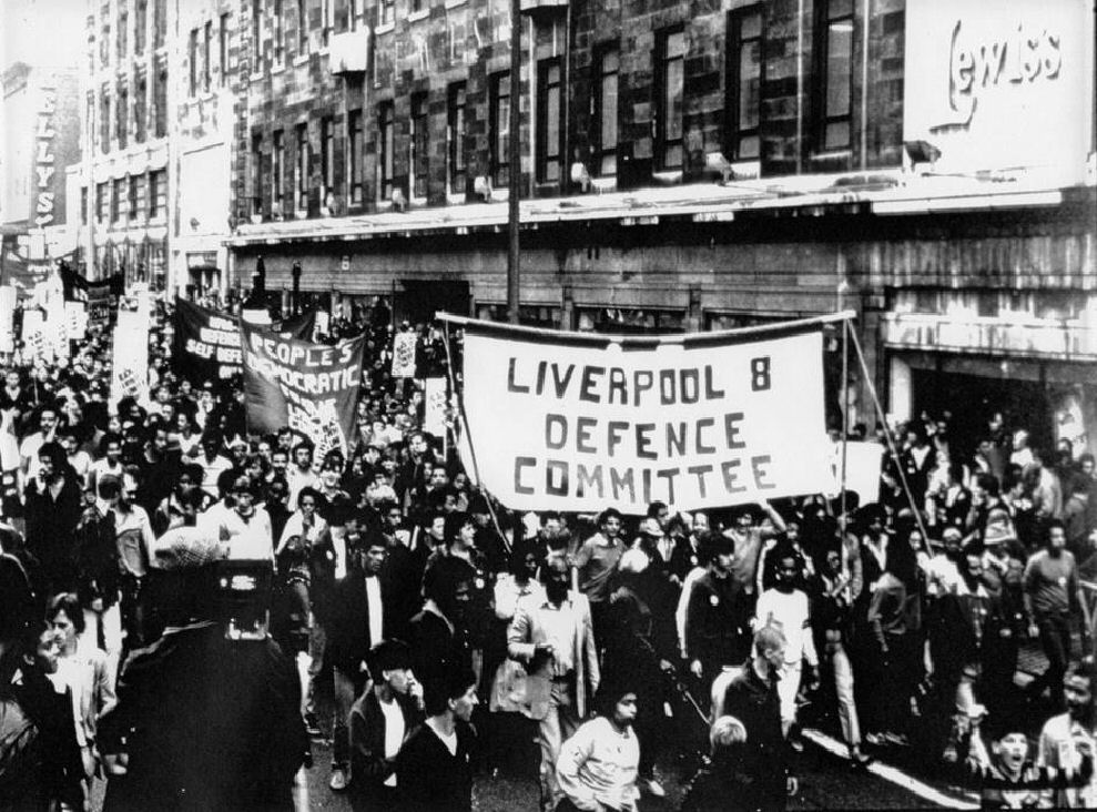 Image from:- "Uprisings 1981 - A Commemoration" to be held at the Museum of Liverpool.