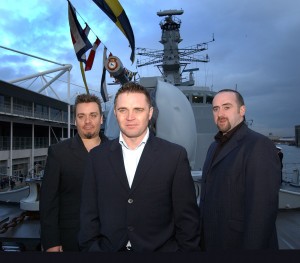 The cast of Making Waves.  Photograph with thanks to the Royal Navy.