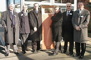 Minister of State for Transport Tony McNulty MP was at Aintree station opening the plack to ther media.