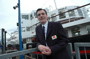 Peter Hester, the new Manager of the Mersey Ferries.