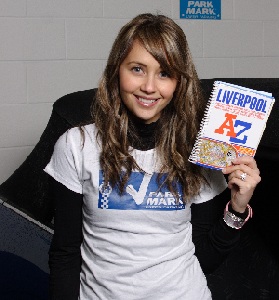 Manchester's Coronation Street hairdresser Maria Sutherland, aka Samia Smith launches ‘Park Mark® Safer Parking’.