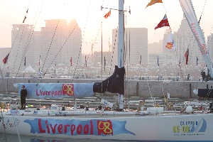 A pensive Tim Magee, Skipper of Liverpool 08 on the eve of the restart of the Clipper Race.  Next stop: Victoria, Canada.