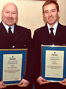 Officers get their commendations.   Photo with thanks to Merseyside Police.