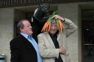 (L-R) John Henshaw and Philip Jackson.