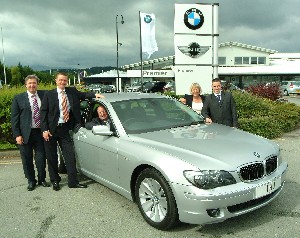 Jim Houghton- Halliwell Jones Group Sales Director, Glyn Howes- Halliwell Jones Group Finance Director, Phillip Jones- Halliwell Jones Managing Director, Cheryl Gillings- Senior Corporate Manager at The Co-operative Bank, Scott Barber- Senior Corporate Adviser at The Co-operative Bank