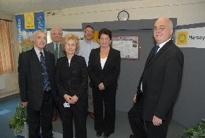 Pictured: Councillor Blakeley presented the plaque to Councillor Mike Doyle and Mrs Vivien Hainsworth of St Helens Council, Derek Houghton, Chair of the Rainhill Railway and Heritage Society, Chris Tigwell, Vice Chair of the Rainhill Railway & Heritage Society and Kath Wilson of Rainhill Parish Council.