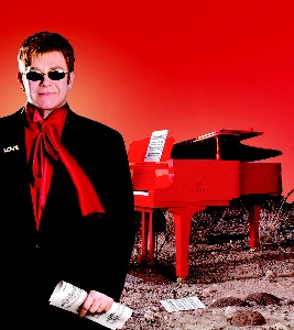 elton john red piano