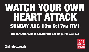 British Heart Foundation urges Merseyside not to miss 2 minute TV event