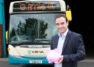 Arriva�s Nick Gordon invites commuters to save money with Arriva