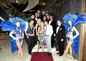 The first shows the judging pThe first shows the judging panel with some of our celebrity guests at The Hilton. Front row (l-r): Stuart (Big Brother 08), Helen Pearson (Coronation Street 'Frankie'), Dale (Big Brother 08), Paul Askew (judging panel). Second row (l-r): Richard Harden (judging panel), Carley Stenson (Hollyoaks 'Steph'), Lisa (Big Brother 08), Mario (Big Brother 08). Back (l-r): Ray King (judging panel), David Heeley (judging panel), Noddy Holder, Andrew Lancel (The Bill 'Detective Inspector Neil Manson'), Jimmy McKenna (Hollyoaks 'Jack Osbourne').