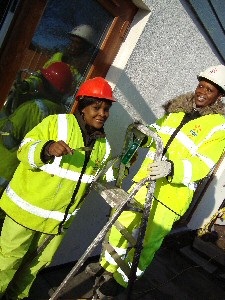 Julia Walimbwa (left) enlists the help of good friend Asunta Ojoro in her bid to get onto the property ladder with Liverpool Habitat for Humanity.