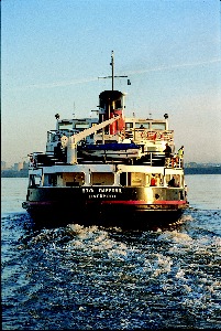 The Royal Daffodil takes to the River Mersey