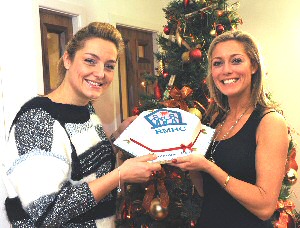 Ronald MacDonald House, Arrowe Park Hospital, 16th December, 2009, by Ann Marie Davies and Suzanne Collins (right) with the