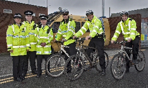 Liverpool South Officers on their bikes...