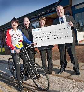 L to R: Rebecca Gibson, Stuart Fergus, Denise Fergus and Detective.