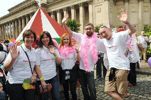 Housing association staff get in the carnival spirit.