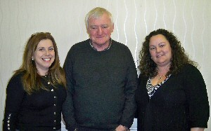 Left to Right, Irene Hough, Peter Dooley, Anthea Pilkington