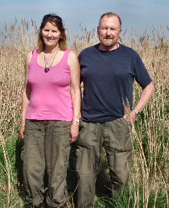 Tom Bolton and Bev Anderson of Wirral Swallows and Amazons.