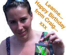 Leanne Wilson - Happy Birthday from Craig Boon...  xxx