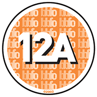 12A with Parental Guidance -  This rating is given by the British Board of Film Classification.  A 12A classification means the film is unsuitable for children under 12. However, they may still watch the film, as long as they are accompanied by someone over 18 at all times during the showing. Advice is given regarding the content of the film and the ADULT (18 or over) must decide if it is appropriate for the accompanying under 12. Please note that you can be asked for proof of age if you are the adult.