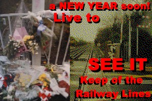 Stay Alive.....  Keep off the lines.    Report any one playing on the track.  Call Railtrack 24 hurs a day 7 day a week for FREE on 0800 40 50 40.    Report it!
