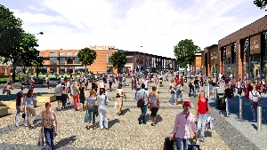 An artists impression of the Project Jennifer development.