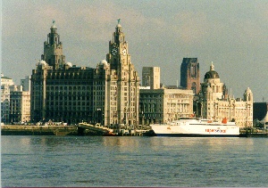 Liverpool Liverbuildings on the river Mersey.  Copyright Patrick Trollope Ba(Hons) LBPPA.