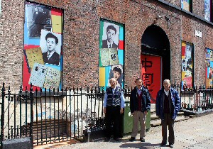 Pictured are Mr Lau, Mr Yue and Mr Woo with the Opera for Chinatown images