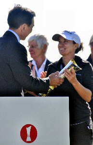 Winning hold and the winner of the 39th RICOH Women's British Open 2014