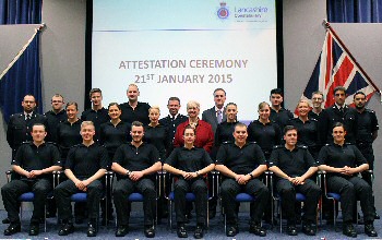 The attestation ceremonies took place on Wednesday, 21 January 2015 (19 students who had completed the 