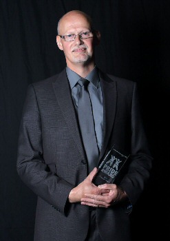 Picture shows last years winner of the Patients Award Mark Bennett, Nurse Consultant in Urgent Care