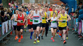 Port Sunlight 2015 10K start line.