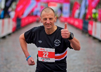 Stephen Symons has ran in every Liverpool Half Marathon - Photo  by Paul Francis Cooper.