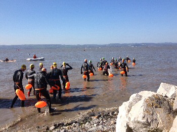 Image 1  The Big7Swim Extreme started on Saturday, with a swim from Thurstaston slipway to West Kirby Sailing Club.