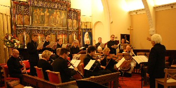 Liverpool Bach Collective performing a cantata recently at Christ Church Waterloo