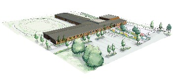 An image of the proposed Palmerston School is attached