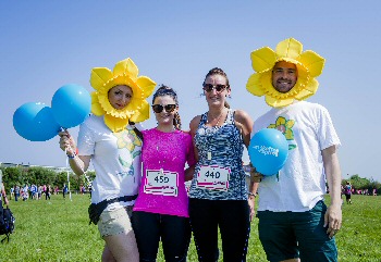 Gemma Farrell, 31 and Naomi Ullman, 31 from Ainsdale with Smokefree Spring team