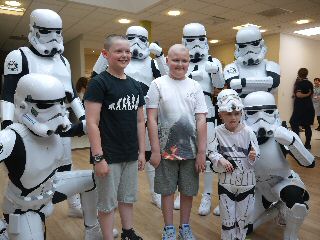 Callum and Reece Holt and Taylor Seddon with Boogie Storm.