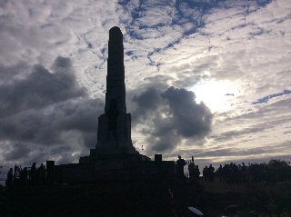 The Mayor of Wirral at West Kirby War Memorial, for this year?s Somme memorial