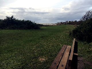 Pictured: Special Places bench funded by the Wirral West Constituency Committee overlooking the Dee at Cubbins Green, West Kirby.