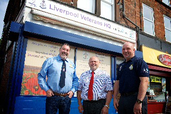 L-R Bob Blanchard, Cllr Ian Francis and Kev Archer.