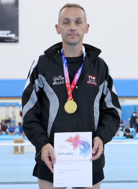 GOING FOR GOLD - Michael Aspinall scooped 3 senior gold medals.