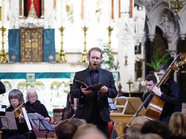 Liverpool Bach Collective at St Francis Xavier's Church, Liverpool (Soloist Stuart O'Hara)