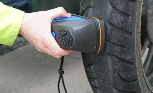 Hi-tech scanners are being used to carry out the free tread and pressure checks.