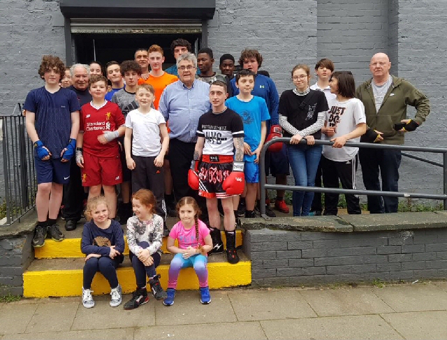 Some of the young people at Tuebrook Community Centre who will benefit from the Persimmon Homes Community Champions scheme.