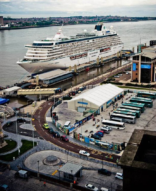 Ships Ahoy - The Crystal Serenity docks in Liverpool...  Liverpool's biggest - ever cruise season is officially upon us!