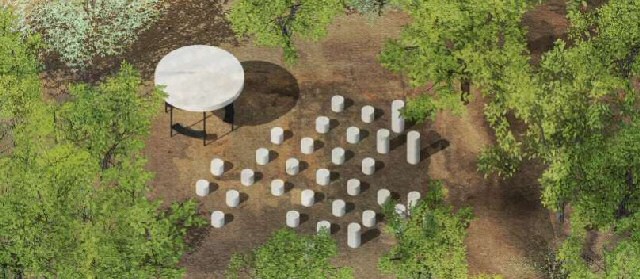 Artist impressions of the memorial.